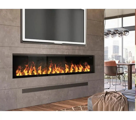 Dimplex Opti-Myst 86-inch Linear Built-In Electric Fireplace (OLF86-AM) - Serene Yards