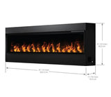 Dimplex Opti-Myst 86-inch Linear Built-In Electric Fireplace (OLF86-AM) - Serene Yards