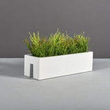 Tiergarden railing fiberglass planter