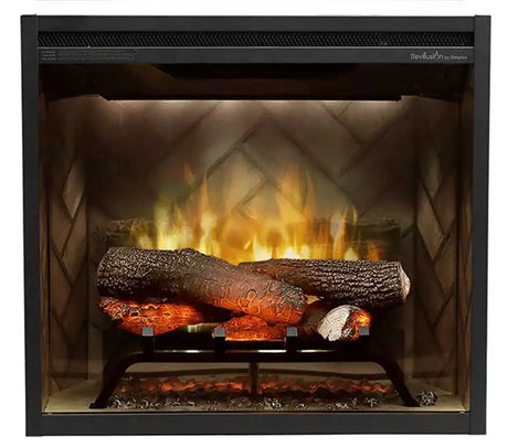 Dimplex Revillusion 24-inch Built-in Firebox, Herringbone RBF24DLX - Serene Yards