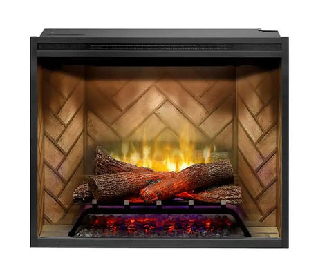 Dimplex Revillusion 30-inch Built-in Firebox with Glass Pane and Plug Kit (RBF30G) 500002388 - Serene Yards