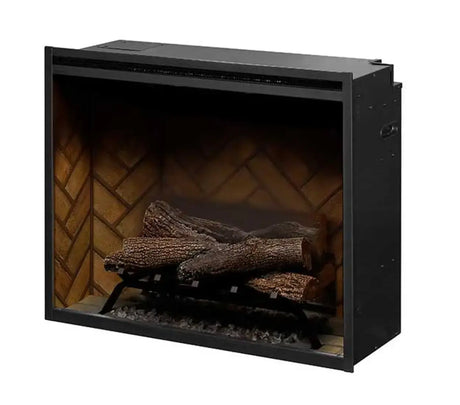 Dimplex Revillusion 30-inch Built-in Firebox with Glass Pane and Plug Kit (RBF30G) 500002388 - Serene Yards