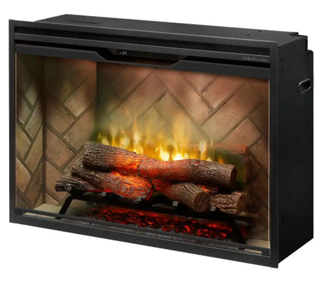 Dimplex 500002400 Revillusion 36-inch Built-in Firebox with Glass Pane and Plug Kit (RBF36G) - Serene Yards