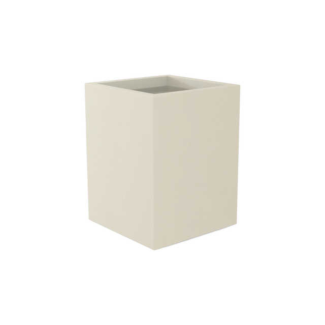 Brisbane Rectangular Planter in Satin Beige