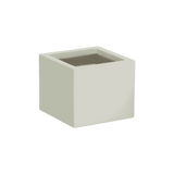 Antwerp corner fiberglass planter in Satin Beige