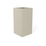 Hollywood Corner Planter, Satin Beige finish