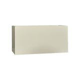 Camoux narrow rectangular fiberglass planter in Satin Beige