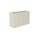 Perth Rectangular Planter, Satin Beige finish