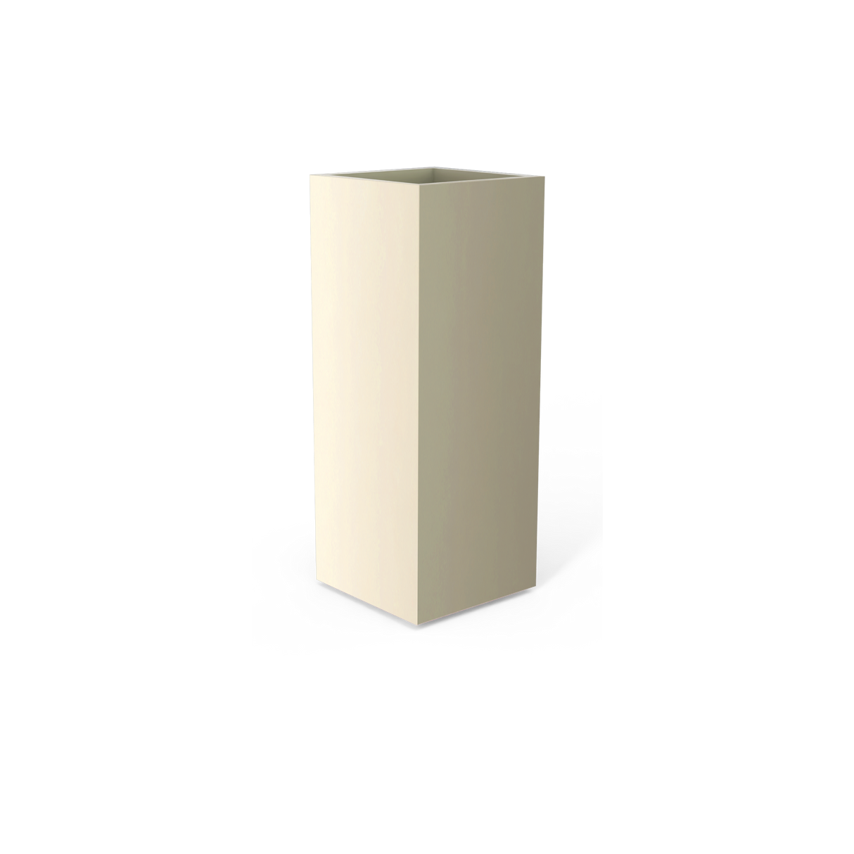 Perth Corner Planter, Satin Beige finish