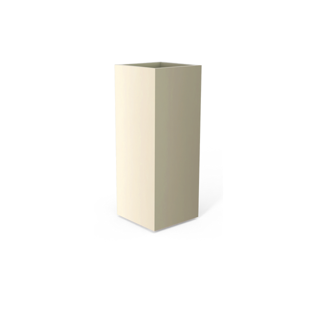 Perth Corner Planter in Satin Beige