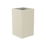 Darwin Corner Planter, Satin Beige finish