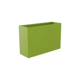 Perth Rectangular Planter, Satin Green finish