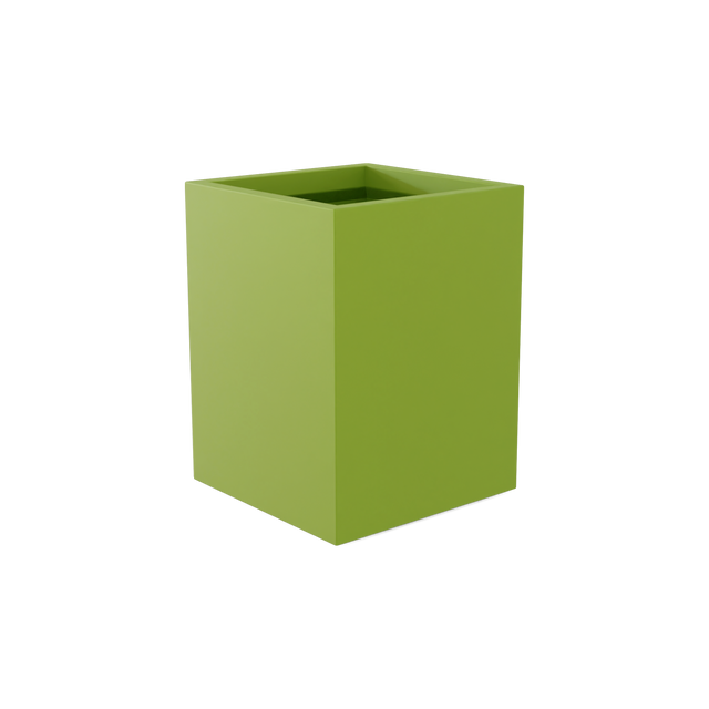 Brisbane Rectangular Planter in Satin Green