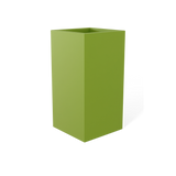 Hollywood Corner Planter, Satin Green finish