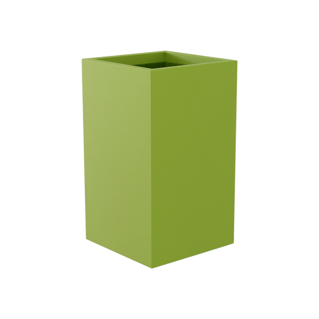 Darwin Corner Planter in Satin Green