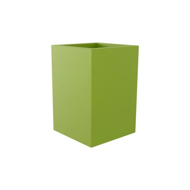 Miami Corner Planter in Satin Green
