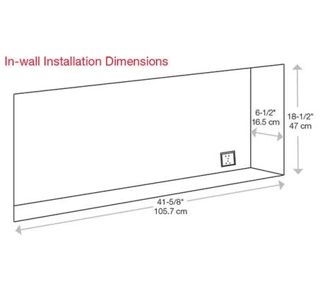 Dimplex Sierra 48-inch Wall/Built-In Linear Electric Fireplace SIL48 - Serene Yards