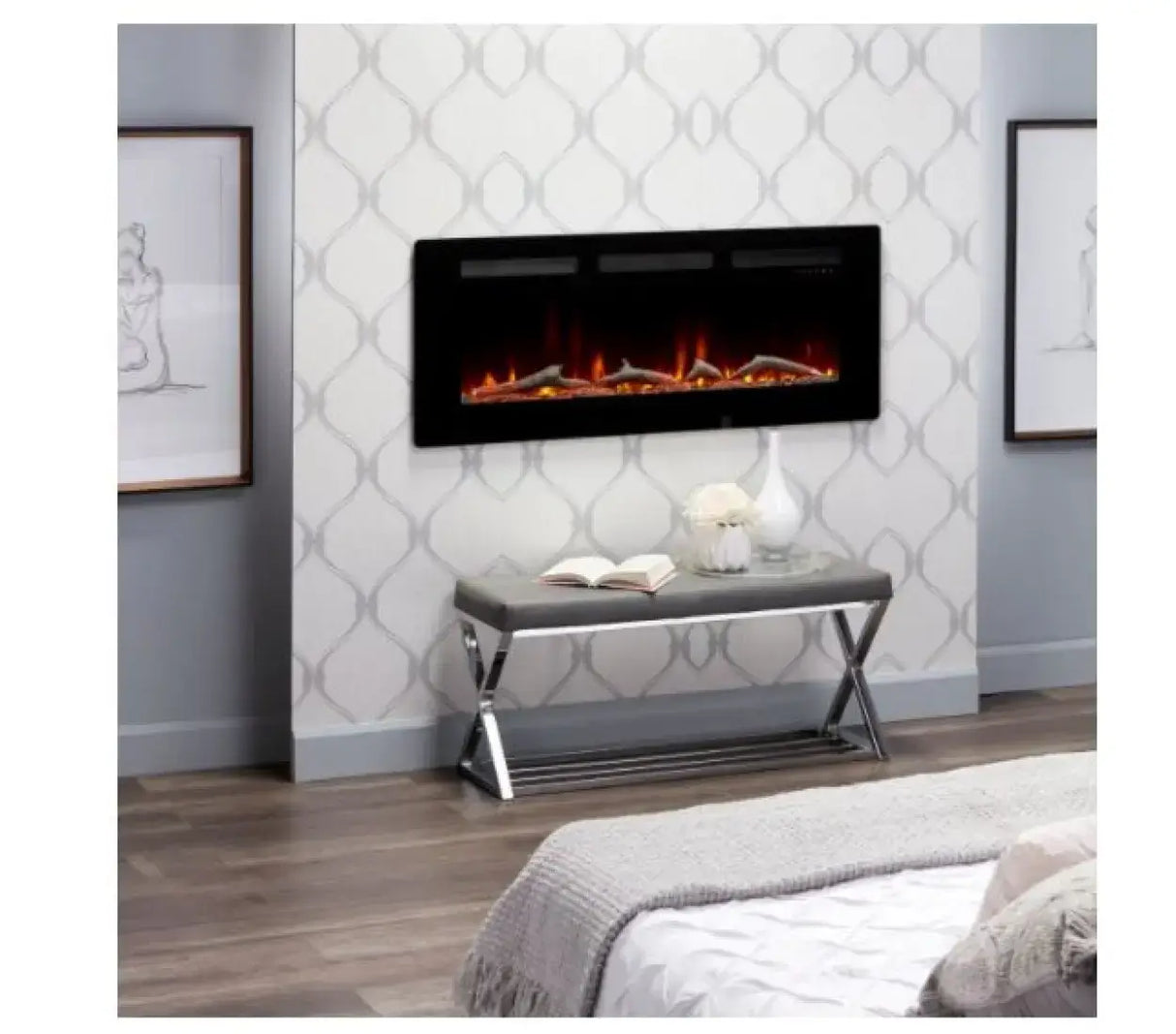 Dimplex Sierra 72-inch Wall/Built-In Linear Electric Fireplace SIL72 - Serene Yards