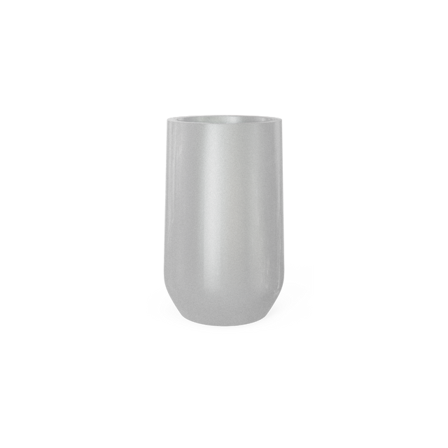 Hayden Urn Planter in Metallic Silver