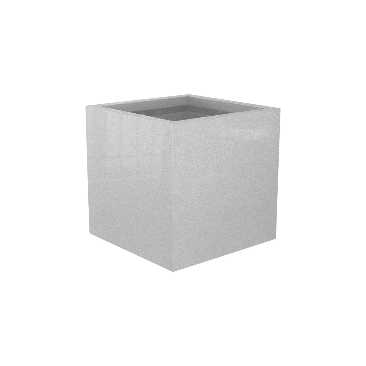 Granada Planter, Metallic Silver finish
