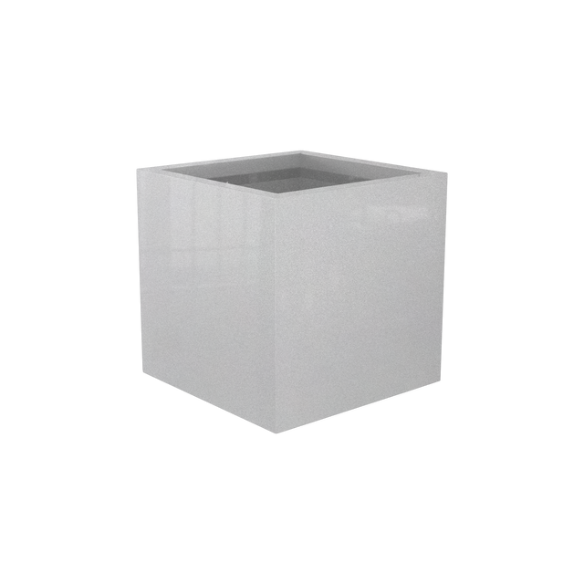 Granada Planter in Metallic Silver