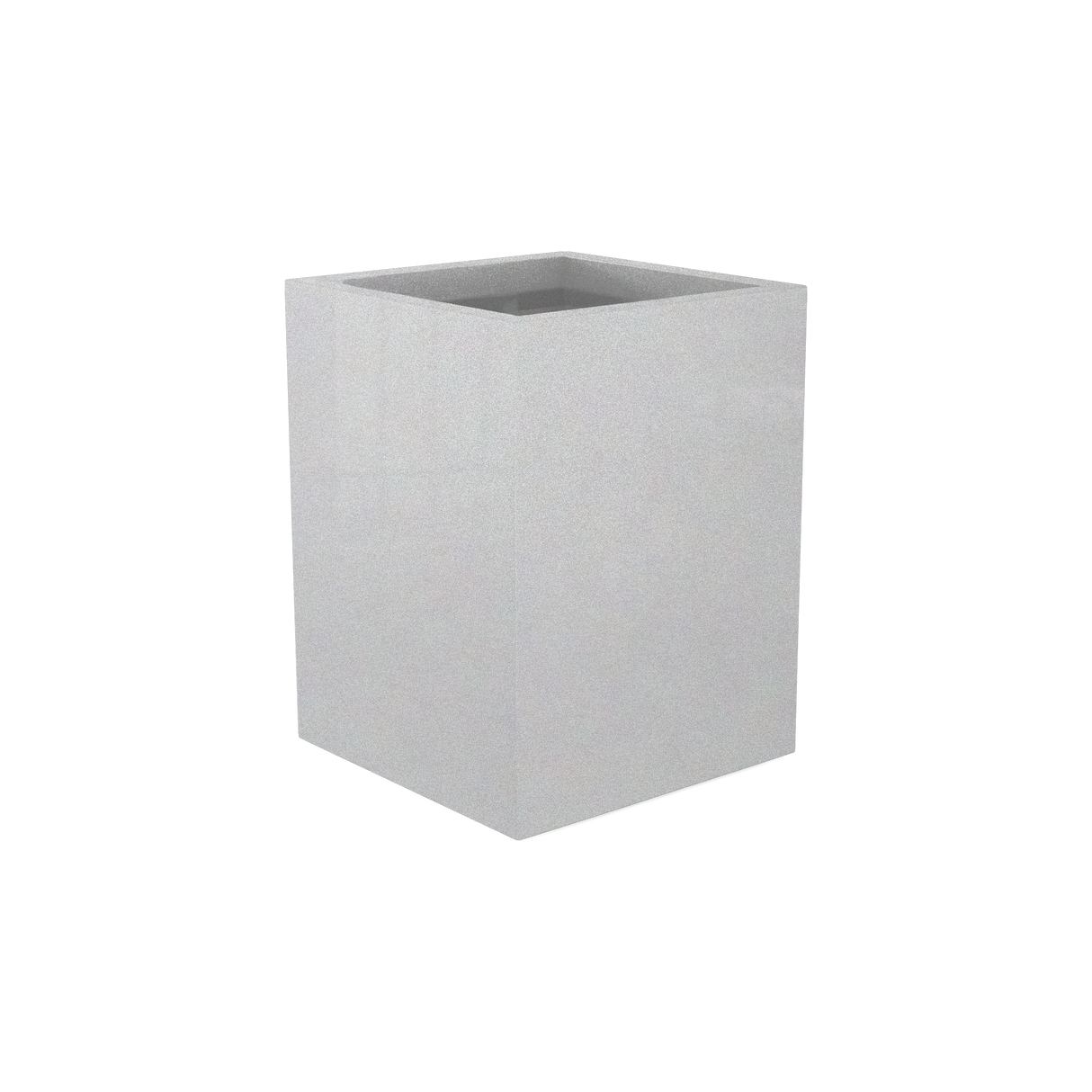 Brisbane Rectangular Planter, Metallic Silver finish