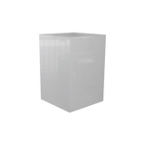 Miami Corner Planter, Metallic Silver finish