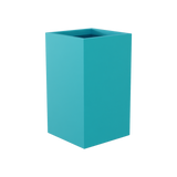 Darwin Corner Planter, Satin Sea Foam finish