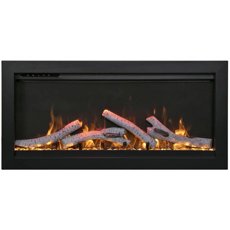 Amantii Symmetry Lumina 34" Indoor / Outdoor Built In Smart Electric Fireplace, WiFi Enabled SYM-34-LUMINA - Serene Yards