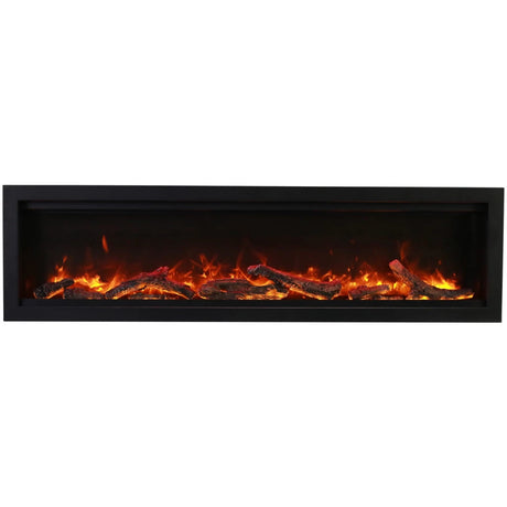 Amantii Symmetry Lumina 42" Indoor / Outdoor Built In Smart Electric Fireplace, WiFi Enabled SYM-42-LUMINA - Serene Yards