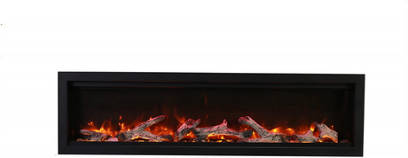 Amantii Symmetry Lumina 34" Indoor / Outdoor Built In Smart Electric Fireplace, WiFi Enabled SYM-34-LUMINA - Serene Yards