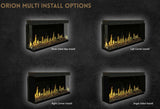 Modern Flames 100" Orion Multi HelioVision Linear Electric Fireplace OR100-MULTI