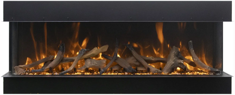 Amantii Trv View Extra Tall Smart Electric - 70” Indoor / Outdoor WiFi Enabled 3 Sided Electric
Fireplace 72-TRV-XT-XL - Serene Yards