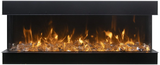 Amantii Tru View Deep Smart Electric - 40” Indoor / Outdoor WiFi Enabled 3 Sided Fireplace 40-TRU-VIEW-XL - Serene Yards