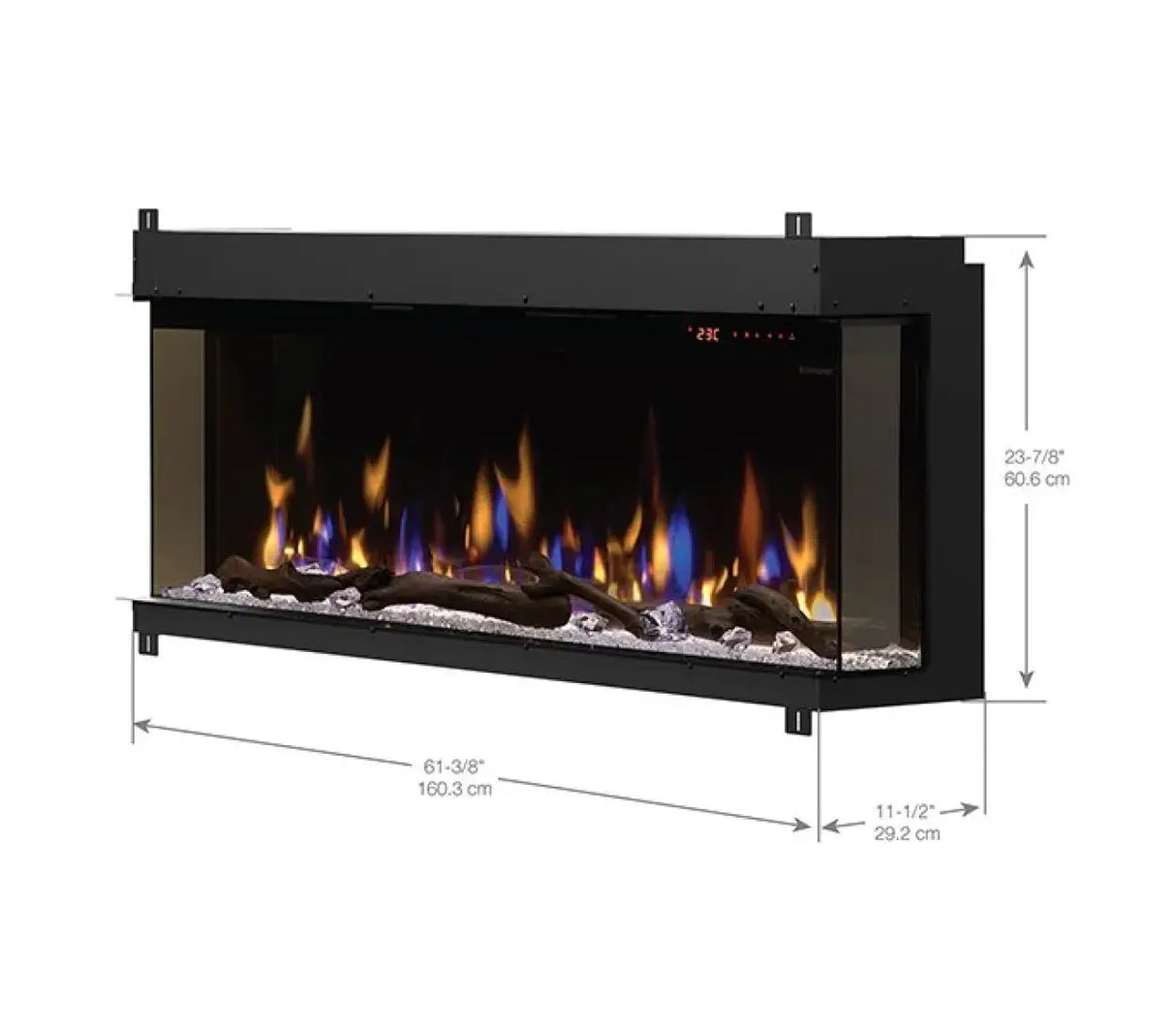 Dimplex IgniteXL Bold Built-In 60-inch Linear Electric Fireplace XLF6017-XD - Serene Yards