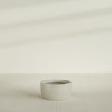 Casablanca Bowl Planter in Satin Beige, 24"D × 12"H, shown empty