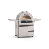 Fire Magic Natural Gas Black Glass Pizza Oven with Integrated Smart Technology - 5660 - Serene Yards