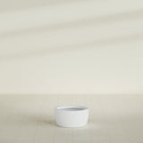 Casablanca Bowl Planter in Gloss Bright White, 20"D × 10"H, shown empty