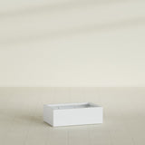 Antwerp rectangular fiberglass planter in Gloss Bright White