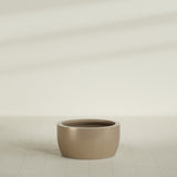 Casablanca Bowl Planter in Gloss Metallic Gold, 30"D × 15"H, shown empty