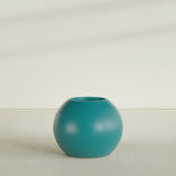 Globe Planter in Satin Seafoam Green, 30"D × 24"H, shown empty
