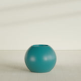 Globe Planter in Satin Seafoam Green, 30"D × 24"H, shown empty