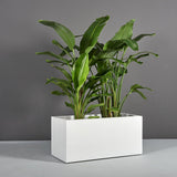 Badalona rectangular fiberglass planter