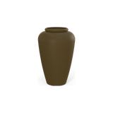Bara jar fiberglass planter in Matte Bronze