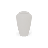 Bara jar fiberglass planter in Matte Cement Grey