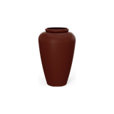 Bara jar fiberglass planter in Matte Terra Cotta
