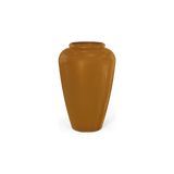 Bara jar fiberglass planter in Metallic Bronze