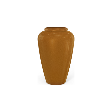 Bara jar fiberglass planter in Metallic Bronze