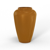 Barà jar fiberglass planter in Metallic Bronze, studio render