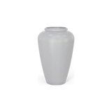 Bara jar fiberglass planter in Metallic Silver